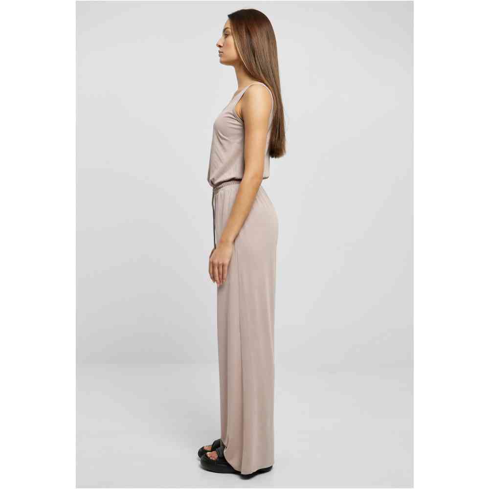 Urban Classics - Long Sleeveless Modal Jumpsuit - Rose